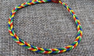 五彩绳编织教程图解 五彩绳编织教程图解